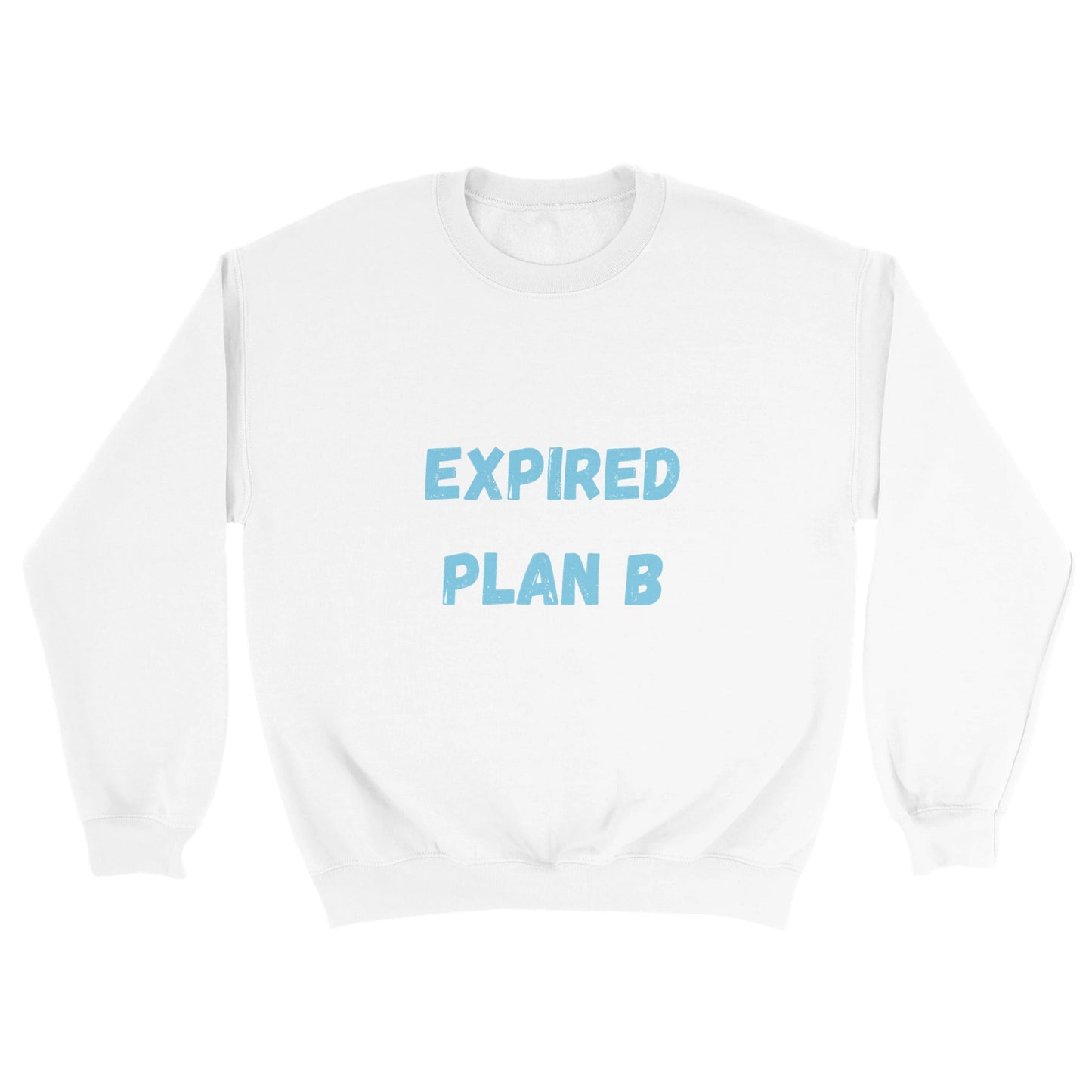 Expired Plan B Sweatshirt - Funny Sweatshirt - Funny Gag Gift - UNISEX